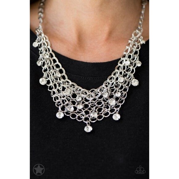 Fishing For Compliments Silver Necklace - Picture 1 of 2